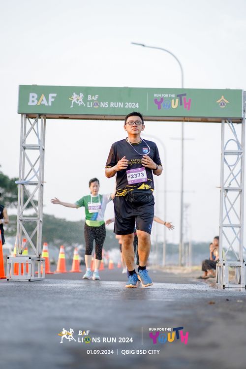 Race photo from BAF LIONS RUN 2024