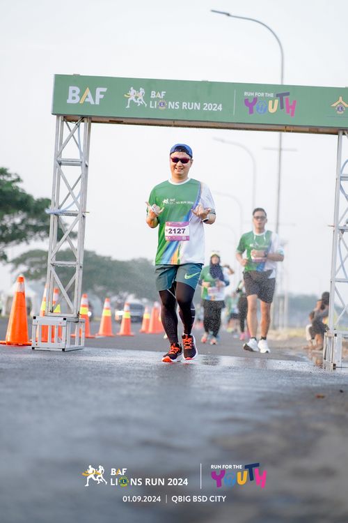 Race photo from BAF LIONS RUN 2024