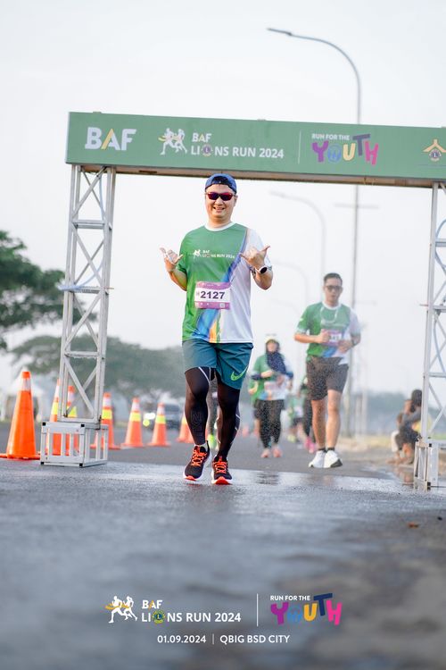 Race photo from BAF LIONS RUN 2024