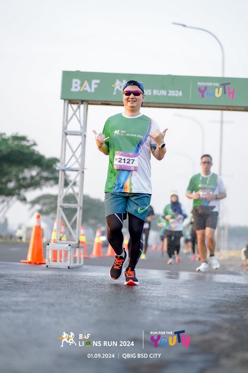 Race photo from BAF LIONS RUN 2024