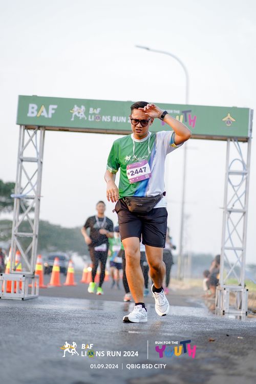 Race photo from BAF LIONS RUN 2024