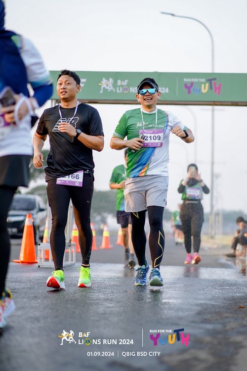 Race photo from BAF LIONS RUN 2024