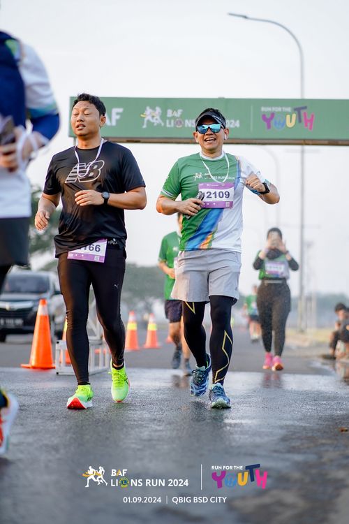 Race photo from BAF LIONS RUN 2024