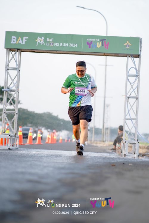 Race photo from BAF LIONS RUN 2024