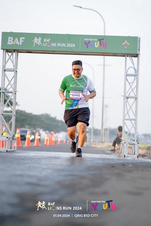 Race photo from BAF LIONS RUN 2024