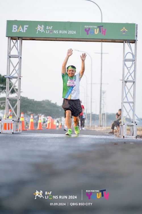 Race photo from BAF LIONS RUN 2024