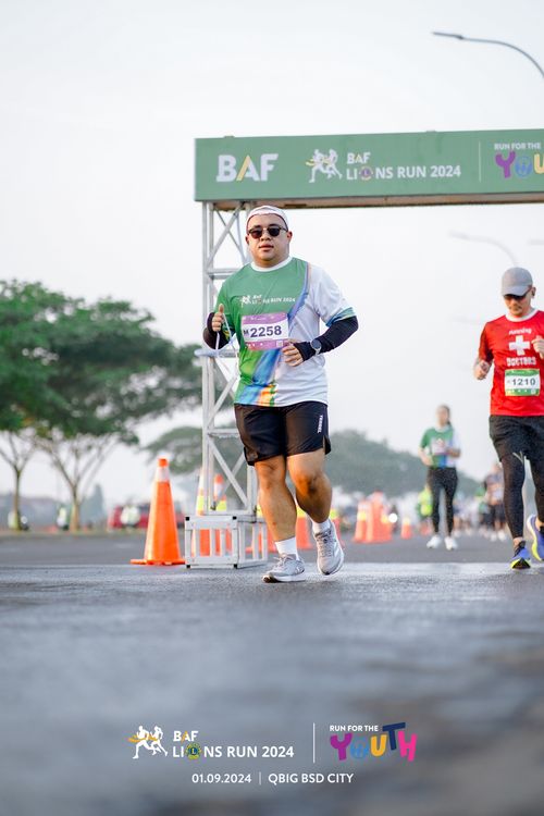 Race photo from BAF LIONS RUN 2024
