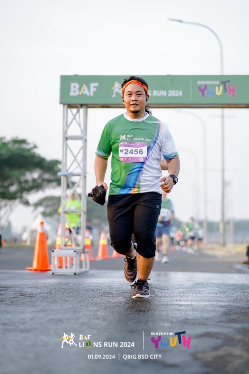 Race photo from BAF LIONS RUN 2024