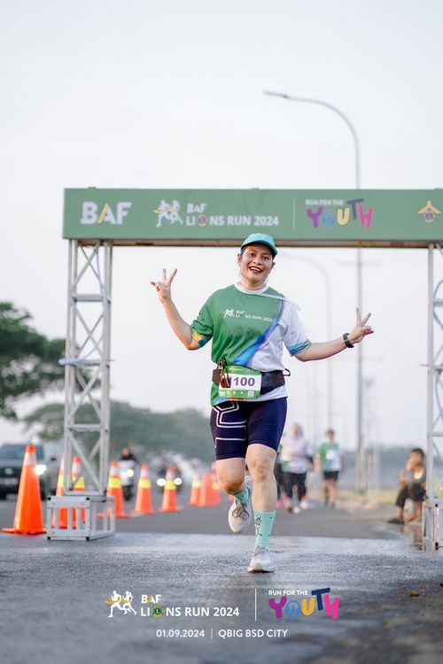 Race photo from BAF LIONS RUN 2024