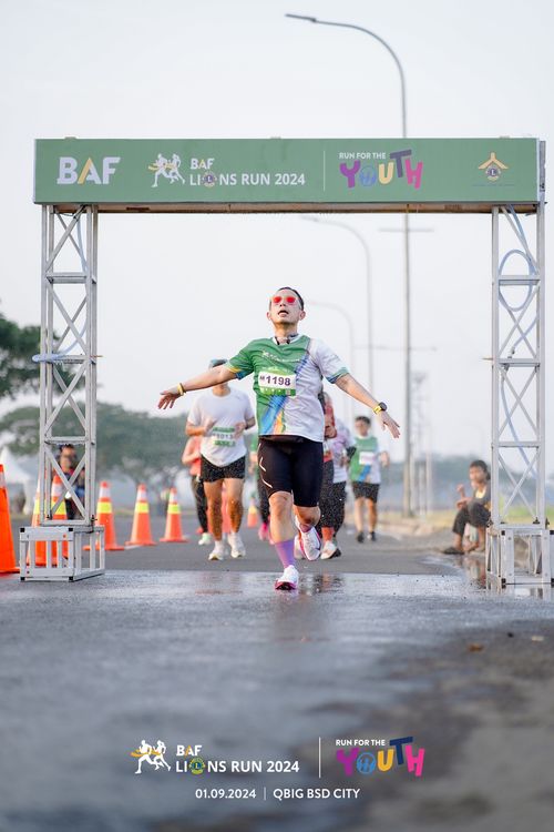 Race photo from BAF LIONS RUN 2024