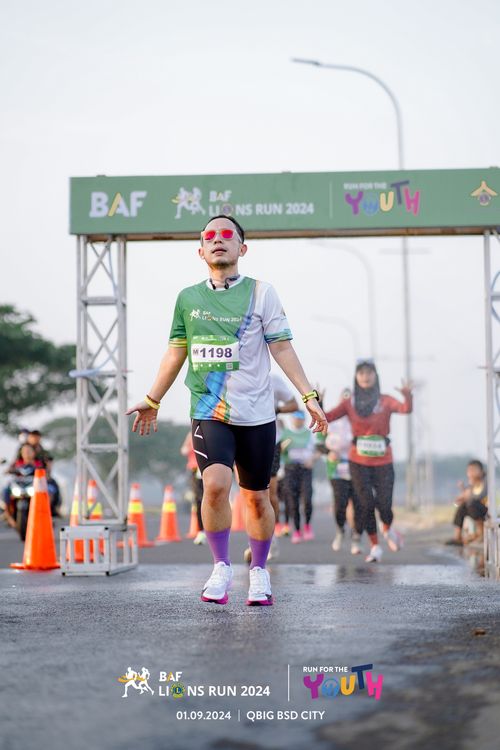 Race photo from BAF LIONS RUN 2024