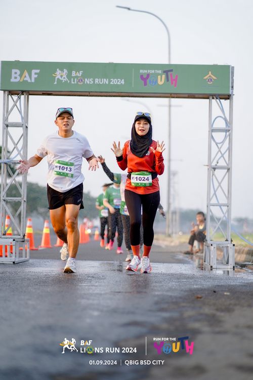 Race photo from BAF LIONS RUN 2024