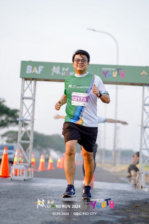 Race photo from BAF LIONS RUN 2024