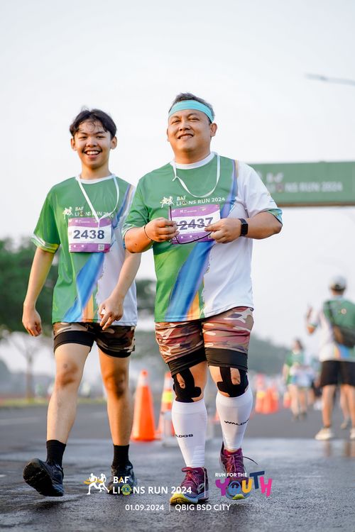Race photo from BAF LIONS RUN 2024