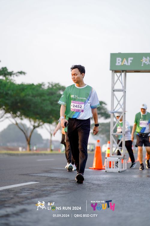 Race photo from BAF LIONS RUN 2024