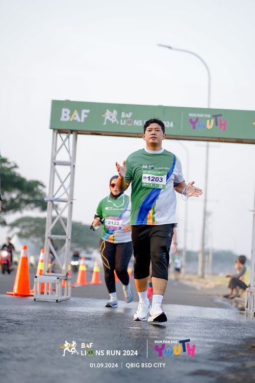 Race photo from BAF LIONS RUN 2024