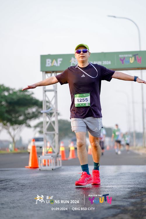 Race photo from BAF LIONS RUN 2024