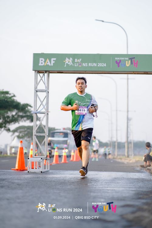 Race photo from BAF LIONS RUN 2024