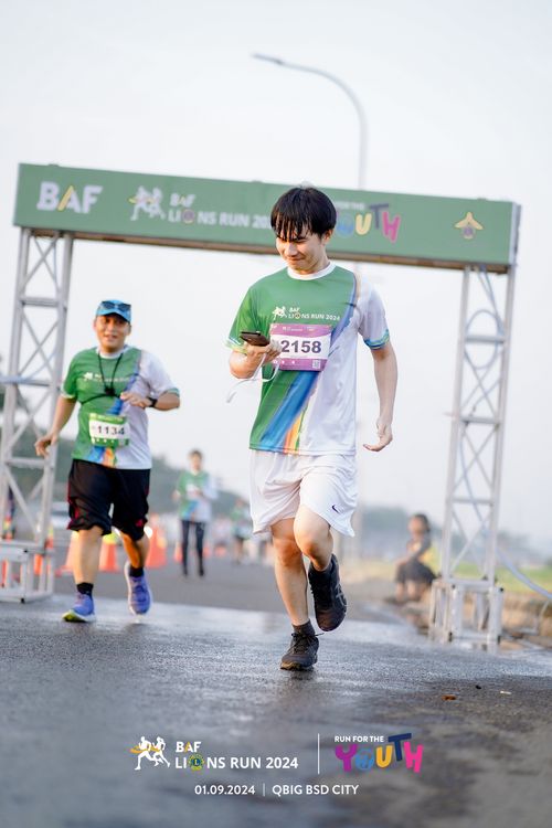 Race photo from BAF LIONS RUN 2024