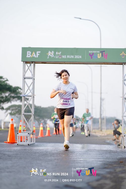Race photo from BAF LIONS RUN 2024