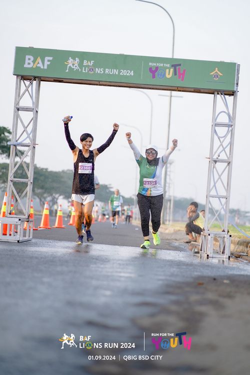 Race photo from BAF LIONS RUN 2024