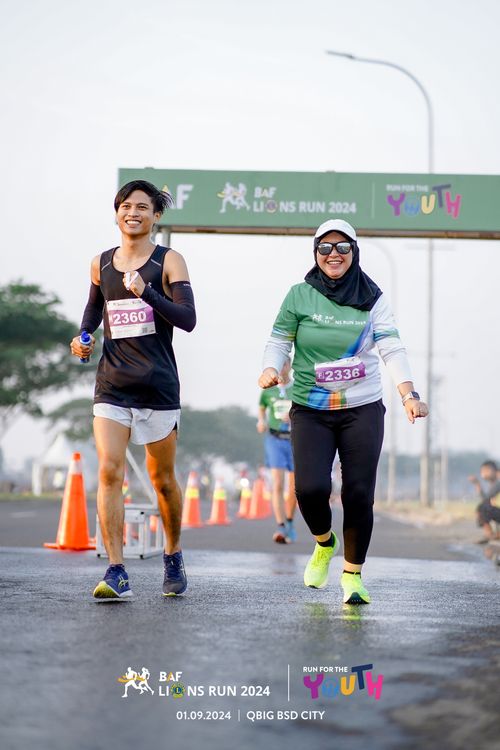 Race photo from BAF LIONS RUN 2024