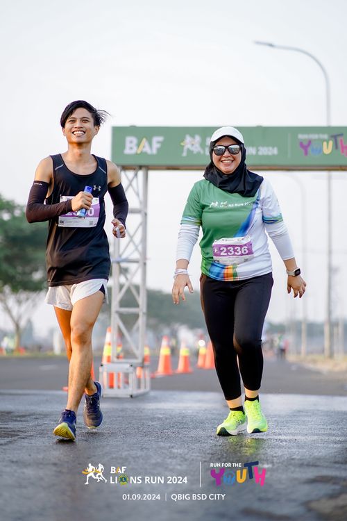 Race photo from BAF LIONS RUN 2024