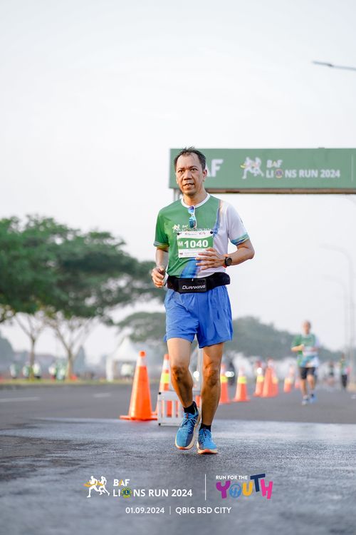Race photo from BAF LIONS RUN 2024