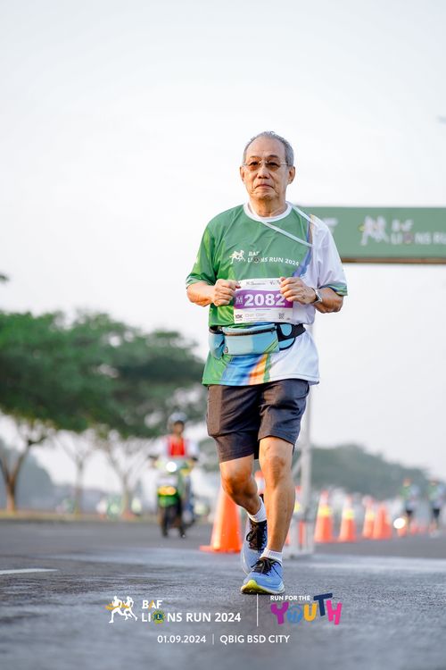 Race photo from BAF LIONS RUN 2024