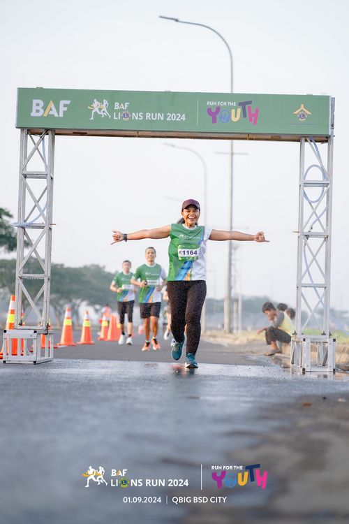 Race photo from BAF LIONS RUN 2024