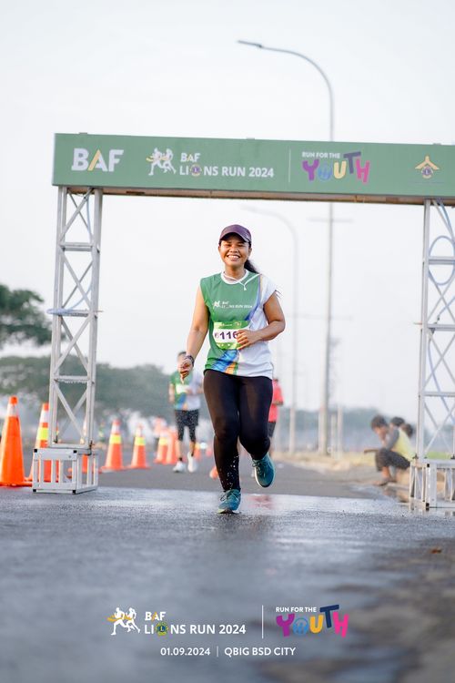 Race photo from BAF LIONS RUN 2024