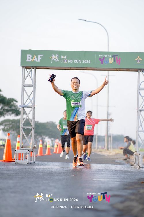 Race photo from BAF LIONS RUN 2024