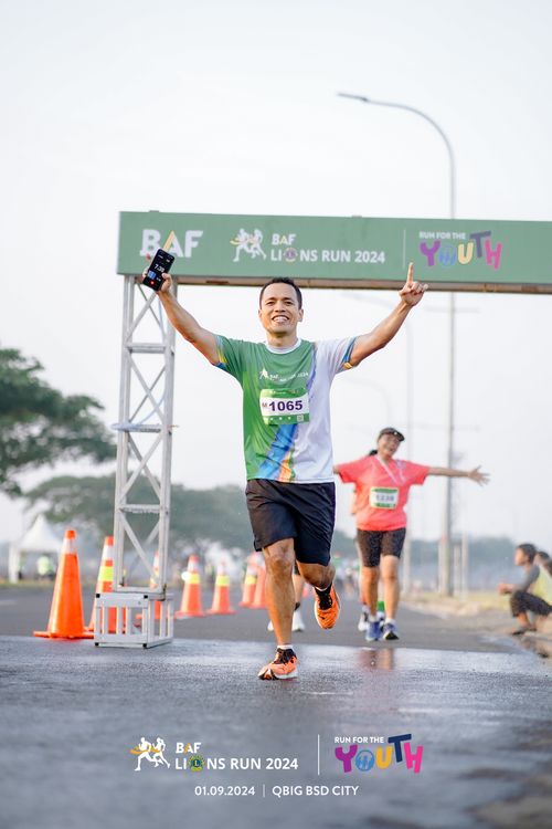 Race photo from BAF LIONS RUN 2024