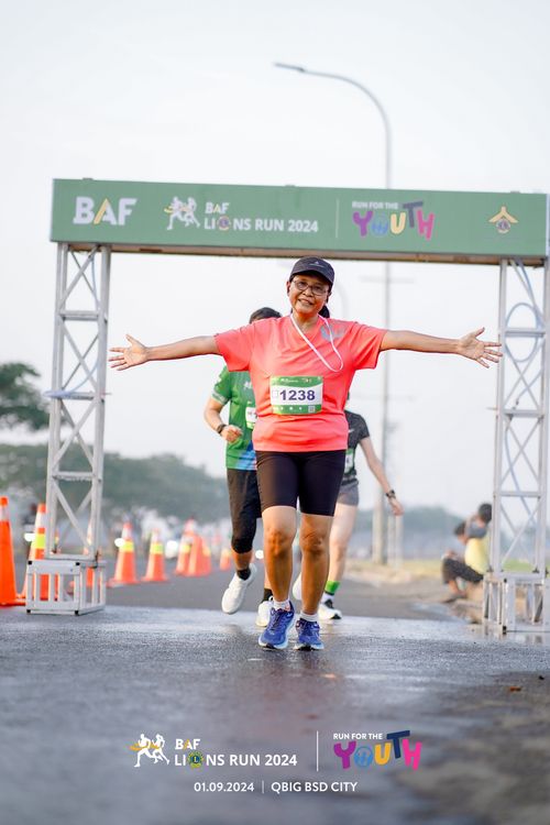 Race photo from BAF LIONS RUN 2024