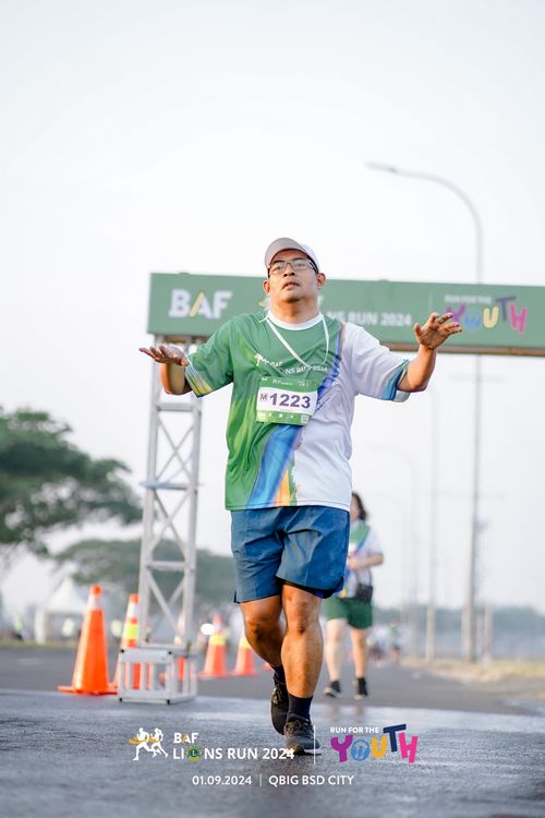 Race photo from BAF LIONS RUN 2024