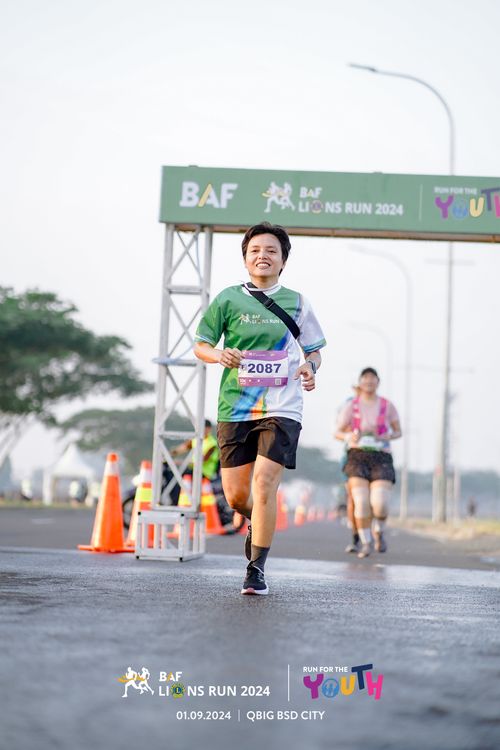 Race photo from BAF LIONS RUN 2024