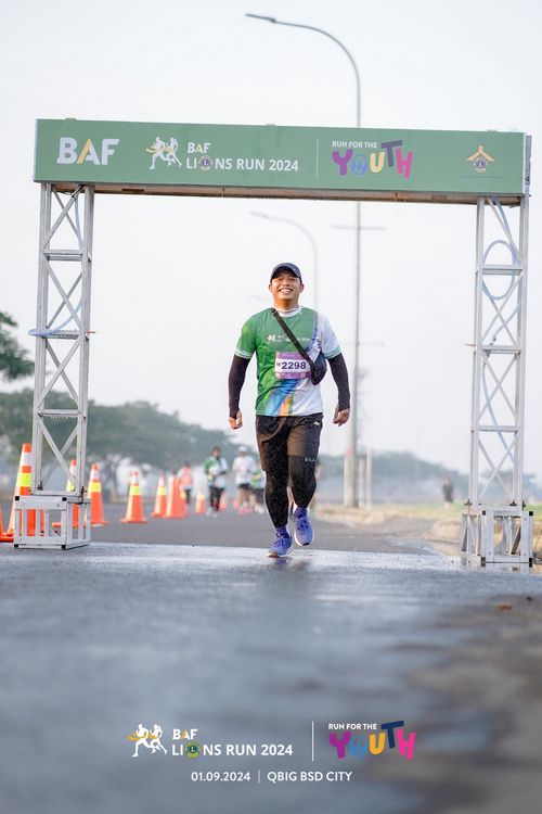 Race photo from BAF LIONS RUN 2024
