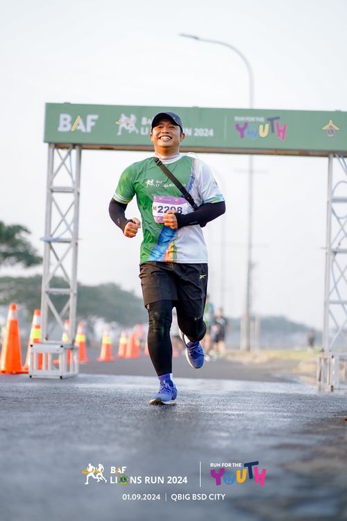 Race photo from BAF LIONS RUN 2024