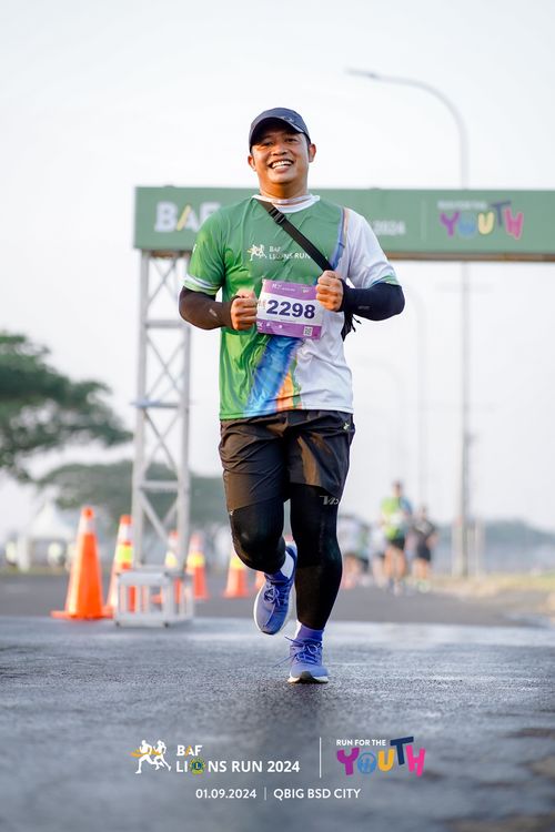 Race photo from BAF LIONS RUN 2024