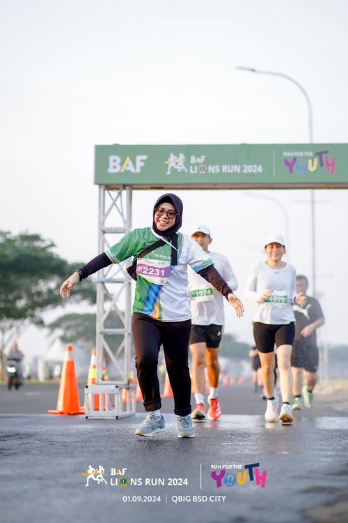 Race photo from BAF LIONS RUN 2024