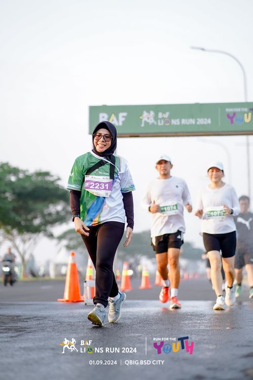 Race photo from BAF LIONS RUN 2024