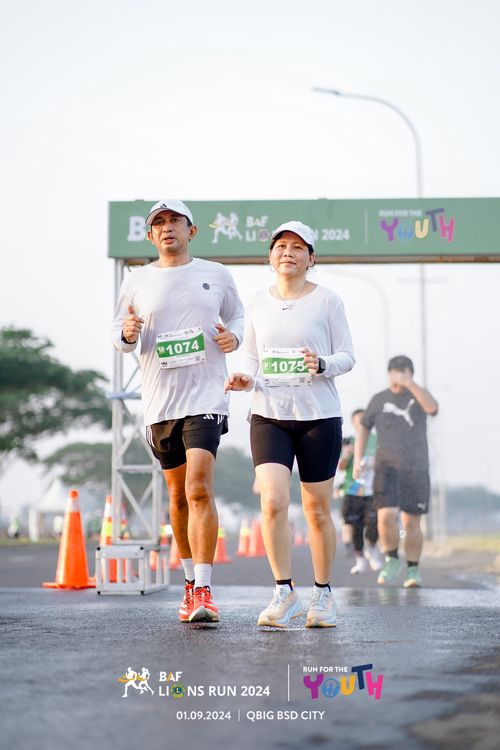 Race photo from BAF LIONS RUN 2024
