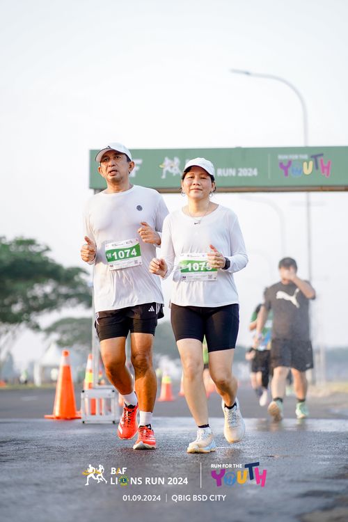 Race photo from BAF LIONS RUN 2024