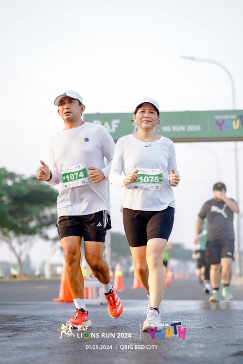 Race photo from BAF LIONS RUN 2024
