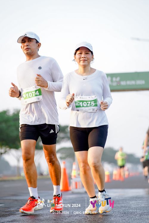 Race photo from BAF LIONS RUN 2024