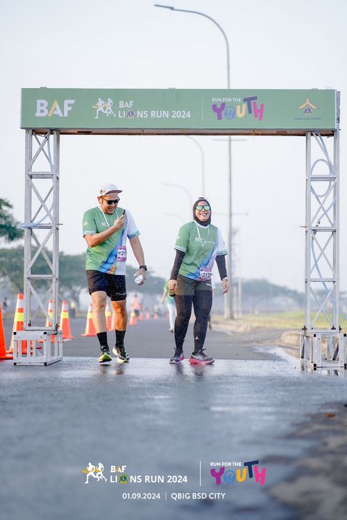 Race photo from BAF LIONS RUN 2024