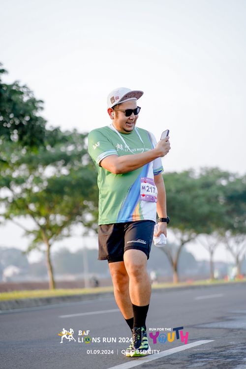 Race photo from BAF LIONS RUN 2024