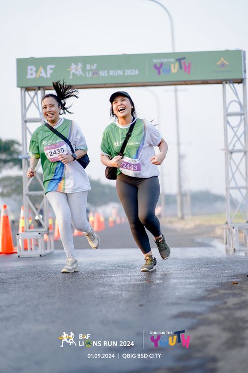 Race photo from BAF LIONS RUN 2024