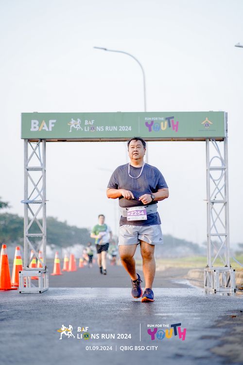Race photo from BAF LIONS RUN 2024