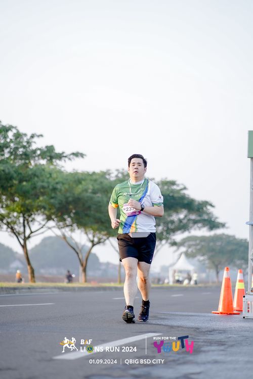 Race photo from BAF LIONS RUN 2024